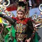 Cinta diketahui tidak menerima bayaran sedikitpun dalam acara Jember Fashion Carnaval ini. Meski begitu Cinta tetap tampil maksimal. (Liputan6.com/IG/@ikhlasdigital21)