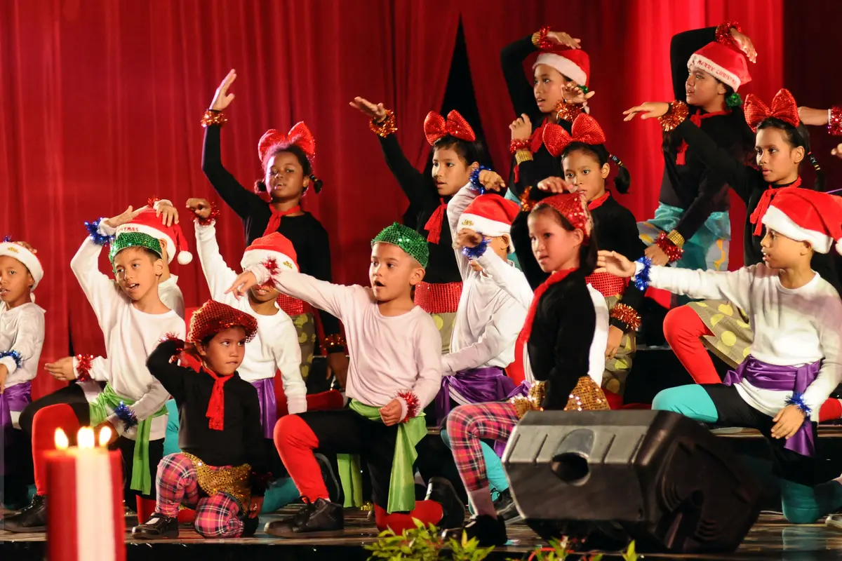 Perayaan natal di Jakarta