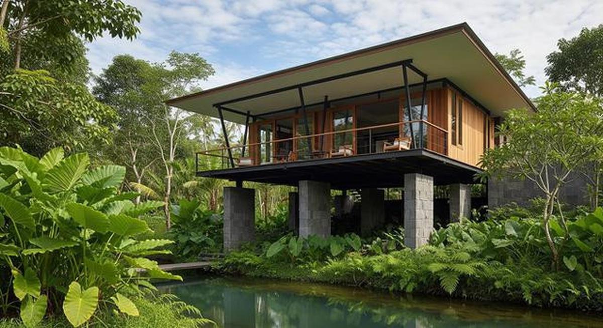 12 Desain Rumah Minimalis Sejuk Nyaman Tanpa AC di Iklim Tropis, Anti Gerah &amp; Hemat Listrik