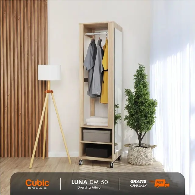 Lemari Kabinet Sekaligus Cermin Rias/Foto: cubichomeliving.com/