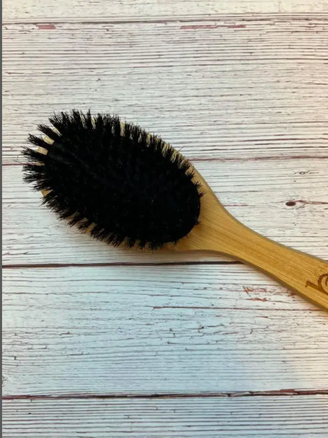 Boar bristle brush