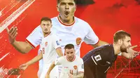 Timnas Indonesia - Rapor pemain Timnas Indonesia usai bersua China (Bola.com/Adreanus Titus)