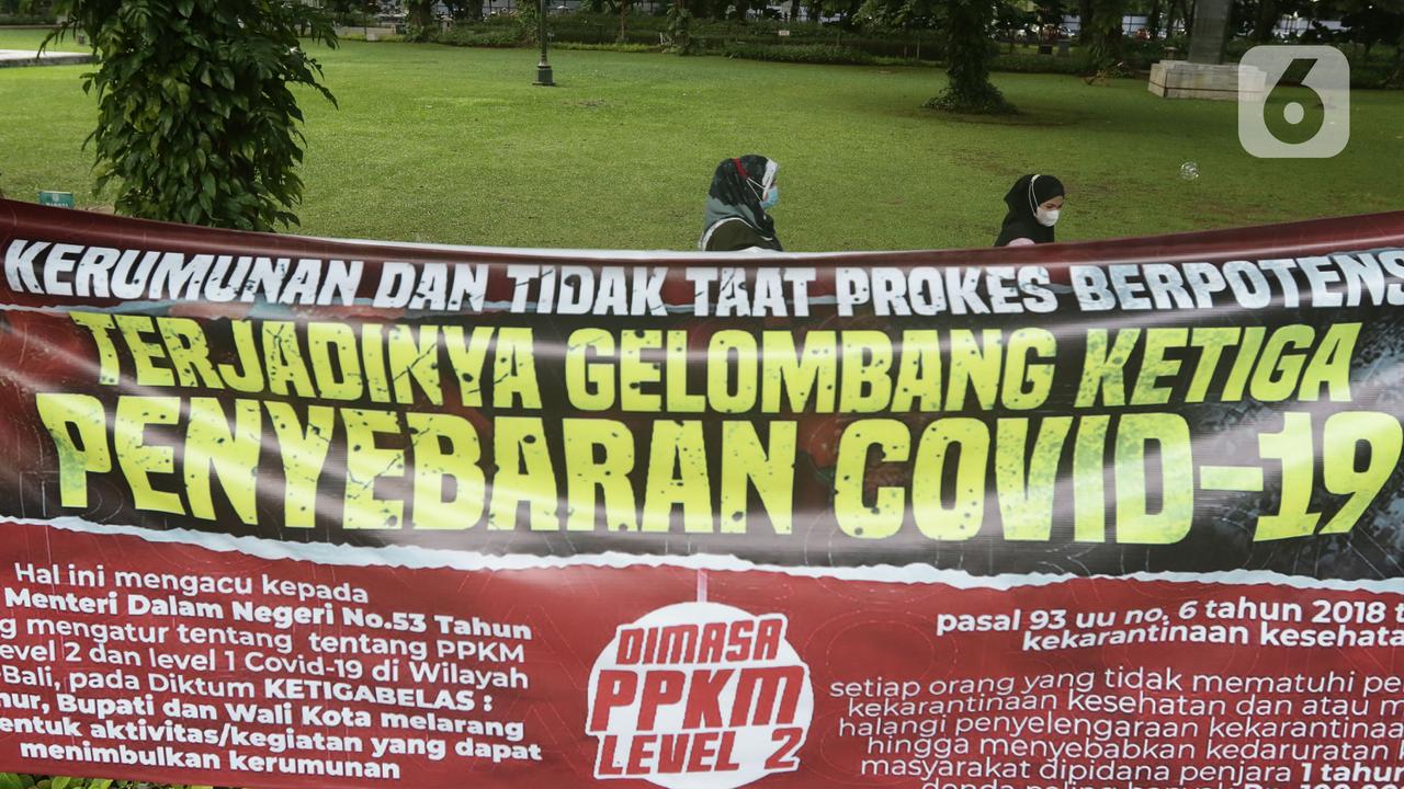 FOTO: Antisipasi Gelombang Ketiga, PPKM Level 3 Bakal Diberlakukan di Seluruh Indonesia Saat Nataru