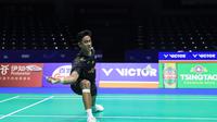 Tunggal putra Indonesia Alwi Farhan. (foto: PBSI)