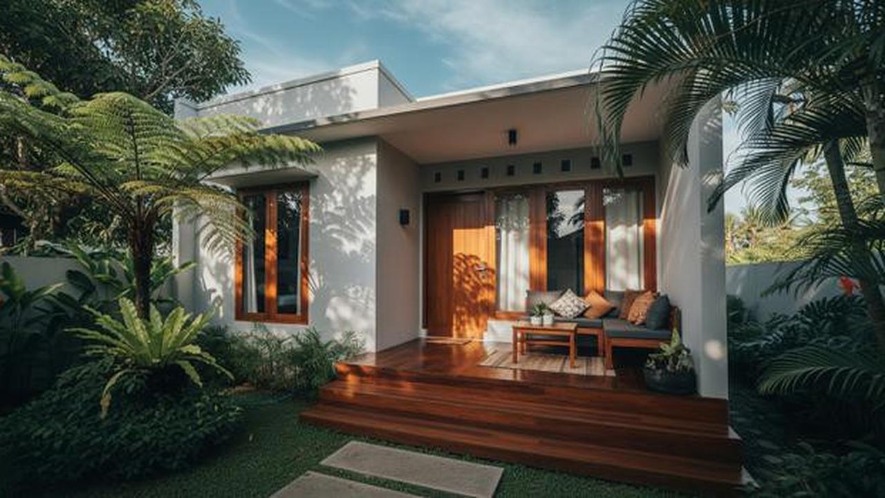 7 Model Rumah Mungil dengan Teras Depan Cantik 2025, Buat Hunian Makin Estetik