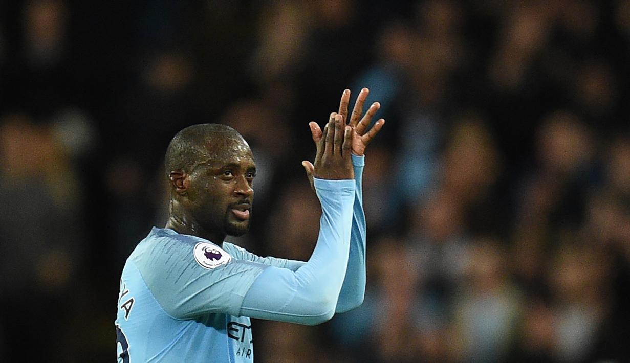2012, 2013, 2014 : Yaya Toure - Gelandang kelahiran Pantai Gading ini meraih penghargaan pemain terbaik Benua Afrika tiga kali berturut-turut saat berseragam Manchester City.(AFP/Oli Scarff)