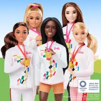 Perusahaan boneka Barbie, Mattel menuai kecaman dari warganet lantaran tak menyertakan perwakilan Asia dalam koleksi Olimpiade Tokyo 2020. (twitter/barbie).