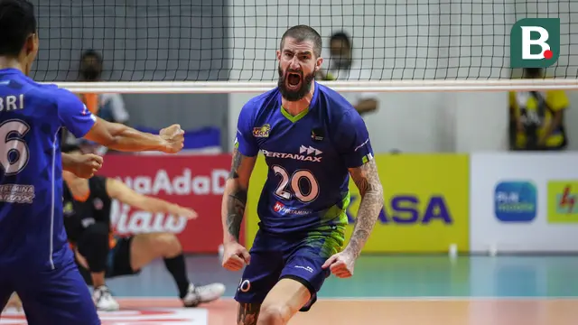Foto: Jakarta BNI 46 Manfaatkan Telat Panasnya Pemain Asing Jakarta Pertamina Pertamax untuk Segel Peringkat Ketiga PLN Mobile Proliga 2022