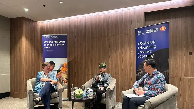 Inggris dan ASEAN siap bekerja sama dalam bidang ekonomi kreatif. (Liputan6/Benedikta Miranti)
