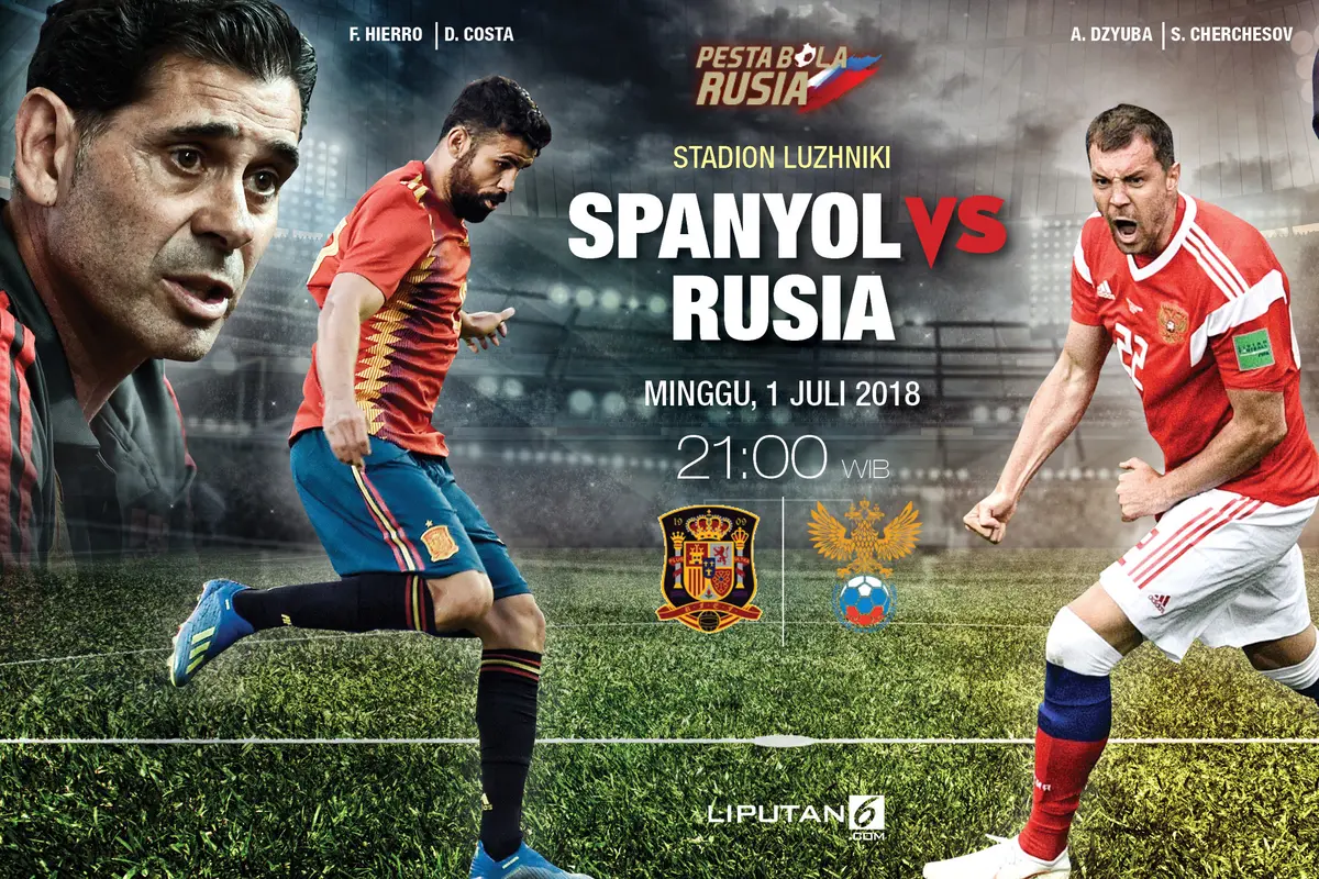 Prediksi Spanyol VS Rusia