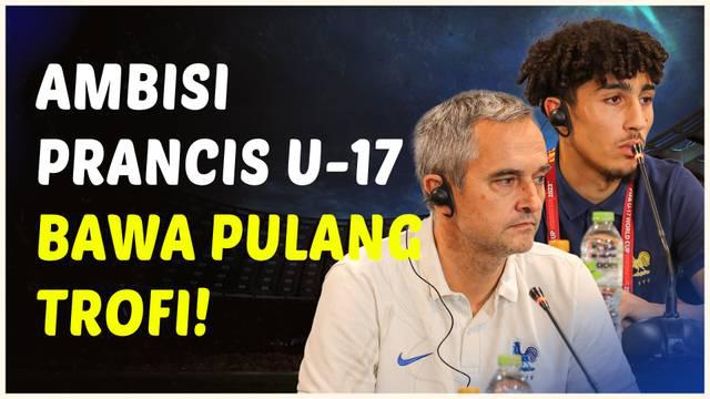 Berita video bertemu Jerman U-17 kembali di partai final, pelatih Timnas Prancis U-17, Jean Luc Vannuchi, berambisi untuk membawa trofi Piala Dunia U-17 ke Pracis.