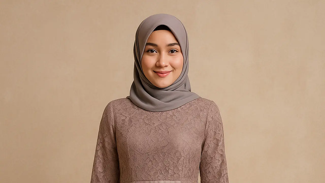 Model Gamis Brokat Mewah dan Elegan yang Lagi Tren/Ilustrasi gambar AI