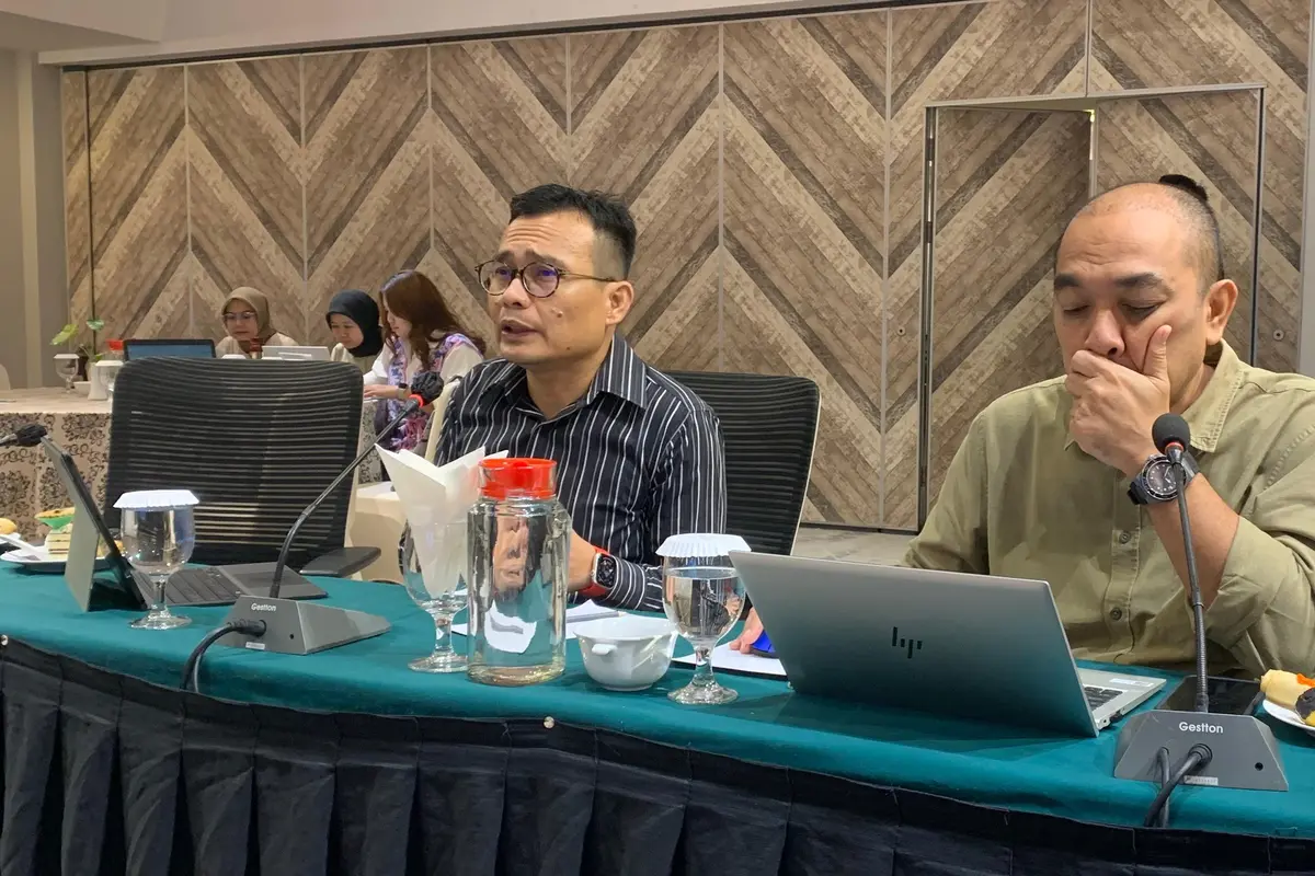 Direktur Departemen kebijakan Makroprudensial Bank Indonesia (BI) Alexander Lubis Editors Briefing 2026, di Pontianak, Kalimantan Barat, Jumat (6/2/2026). (Liputan6.com/Deon)