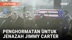 Setelah upacara penghormatan di Georgia, jenazah Presiden ke-39 AS, Jimmy Carter, tiba di Washington, Selasa pagi. Dengan pesawat Special Air Mission 39, jenazah Carter dibawa ke U.S. Navy Memorial, kemudian dilanjutkan perjalanan dengan kereta kuda ...