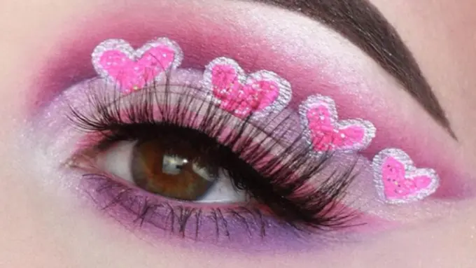 Eyeshadow Lucu Sekaligus Gemesin yang Pas untuk Hari Valentine