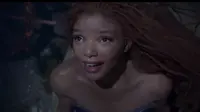 Halle Bailey sebagai Ariel di film The Little Mermaid versi Live Action. (YouTube Walt Disney Studios)