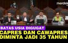 VIDEO: Batas Usia Capres-Cawapres Digugat ke MK, Jika Disetujui Gibran Bisa Maju