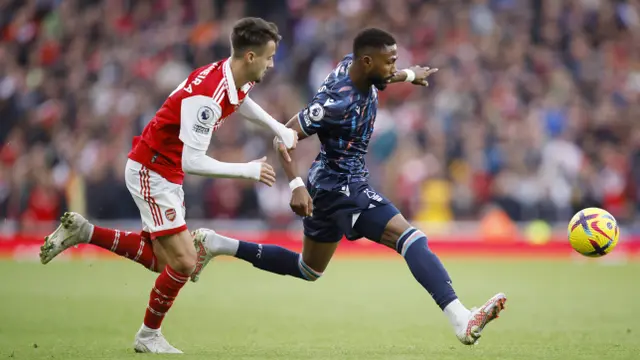 Foto: Arsenal Berpesta, Manchester Menang Tipis di Liga Inggris