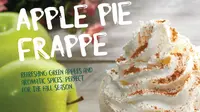 Jika biasanya kita menikmati Apple Pie sebagai dessert, Maxx Coffee menyajikannya dalam sebuah minuman segar Apple Pie Frappe