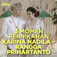 Seperti apa momen pernikahan Karina Nadila dan Rangga Prihartanto? Yuk, cek video di atas!
