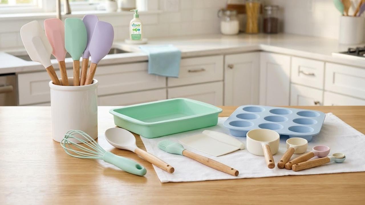 Cara menghilangkan noda pewarna makanan pada peralatan masak silikon