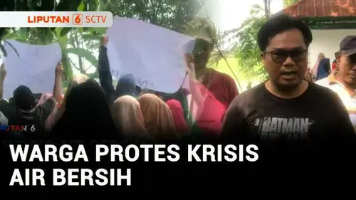 VIDEO: Warga Bekasi Protes PDAM Sering Mati, 3 Bulan Kesulitan Air Bersih