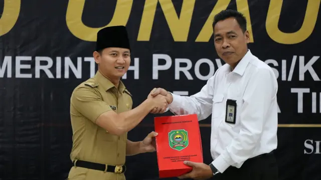 Trenggalek dan 37 Pemda se-Jawa Timur Menyerahkan LKPD Unaudited Tahun 2022 ke BPK