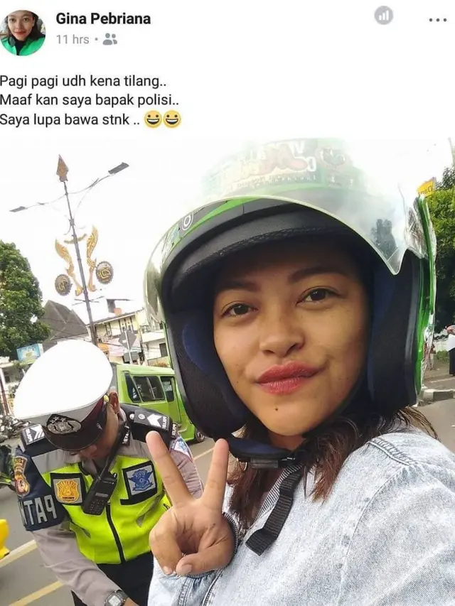 Kena Tilang, 6 Reaksi Driver Ojek Online Ini Malah Bikin Ngakak