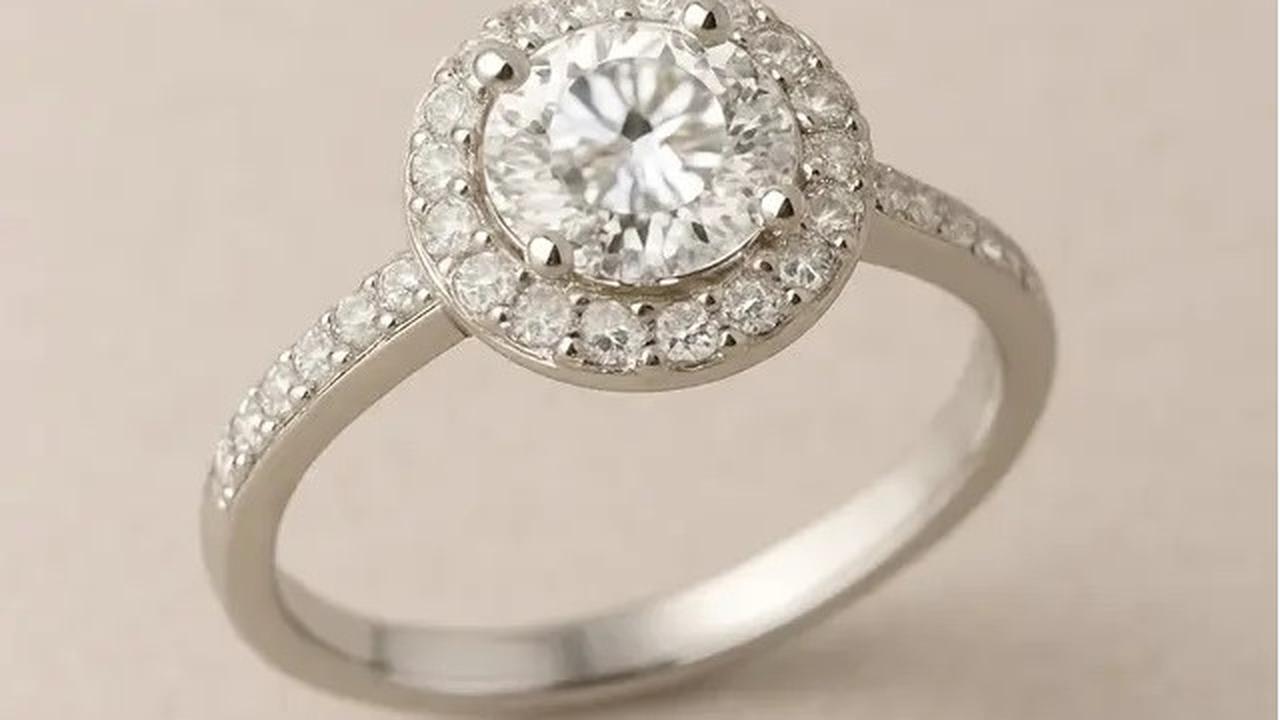 cincin emas putih