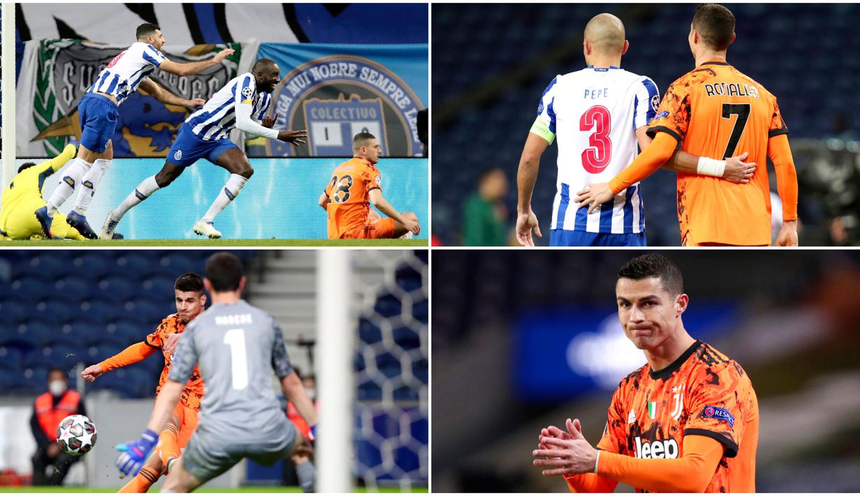 Ada beberapa fakta menarik usai laga FC Porto kontra Juventus pada leg pertama babak 16 besar Liga Champions 2020-2021. Ajang reuni Pepe dan Cristiano Ronaldo merupakan satu dari enam fakta tersebut.