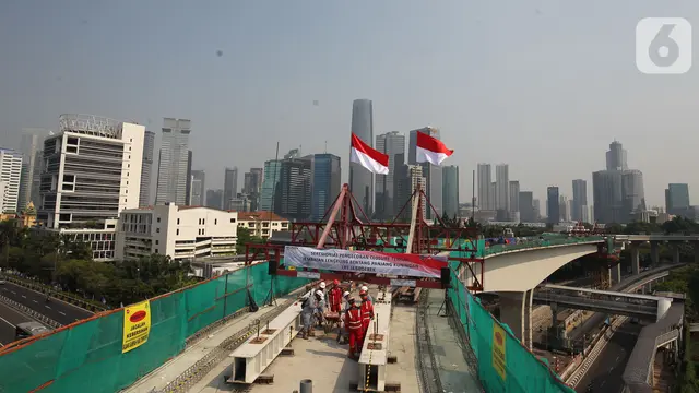 Long Span LRT Jabodebek Menjadi yang Terpanjang di Dunia