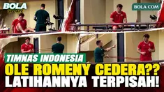 Ole Romeny menjalani latihan terpisah saat Timnas Indonesia menggelar official training di Stadion PTIK, Jakarta Selatan, Minggu (4/10/2026) sore WIB, jelang final FIFA ASEAN Cup 2026 menghadapi Thailand. Dalam 15 menit awal latihan yang dibuka untuk...
