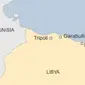 Wilayah Libya yang terjadi ledakan misterius. (BBC)