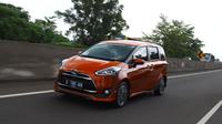 Media test drive Toyota Sienta dengan rute Jakarta-Bandung (Istimewa)