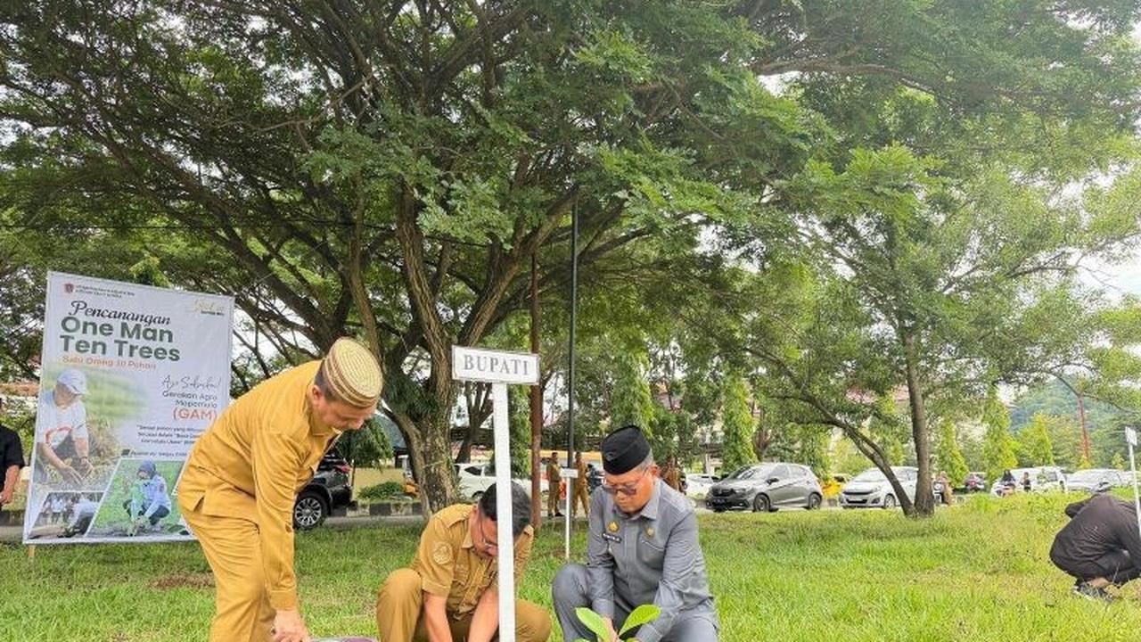 Gorontalo Utara Canangkan Gerakan One Million Trees: Satu Orang Tanam 10 Pohon untuk Ketahanan Pangan dan Lingkungan