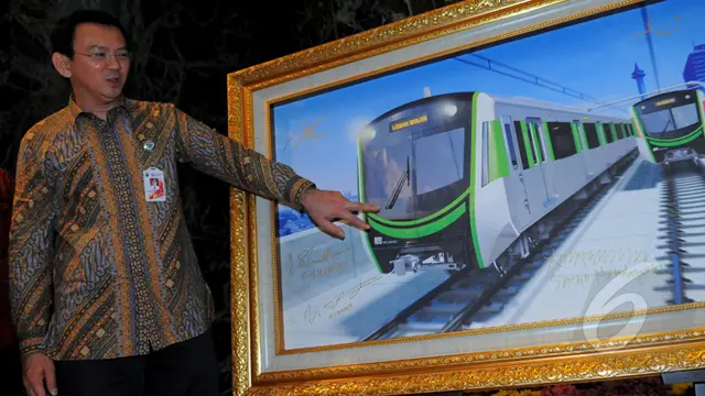 Ahok Jadi Saksi Penandatangan Kontrak MRT