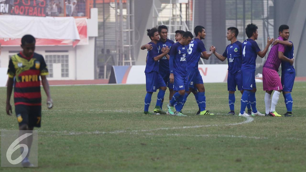 PON Jabar mengalahkan Papua (Immanuel Antonius/Liputan6.com)