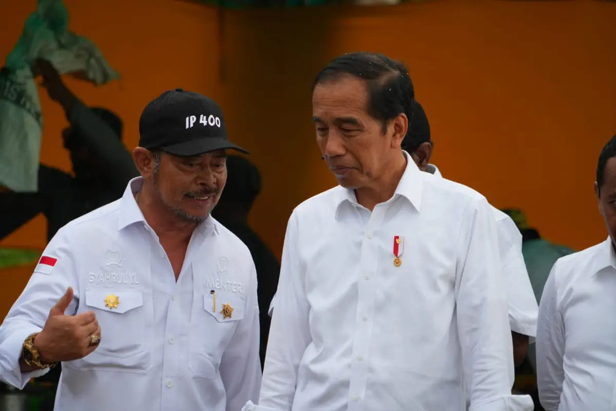 Jokowi dan Syahrul Yasin Limpo.
