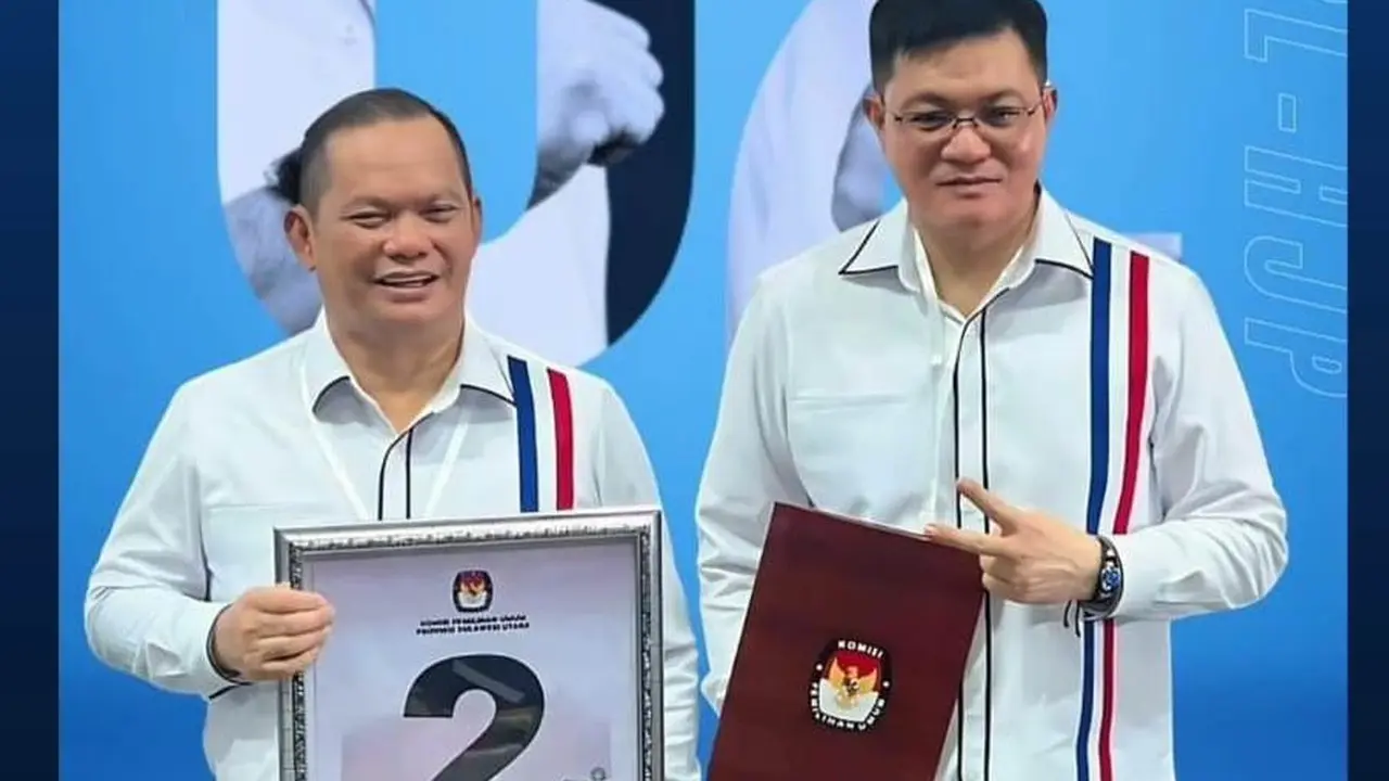 Paslon Gubernur dan Wakil Gubernur Sulut Elly Engelbert Lasut – Hanny Joost Pajouw.