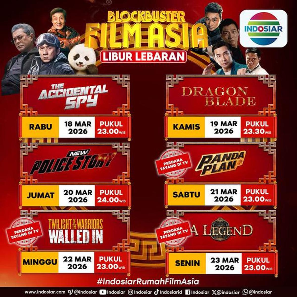 Lebaran Penuh Berkah Bareng Indosiar, D'Academy 7 Mega Konser Hingga Deretan Blockbuster Film Asia