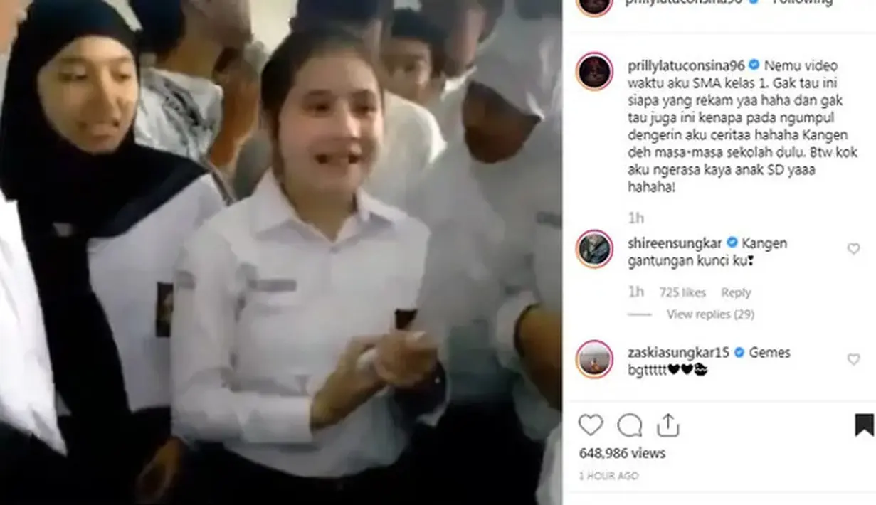 Prilly Latuconsina (Instagram/prillylatuconsina96)