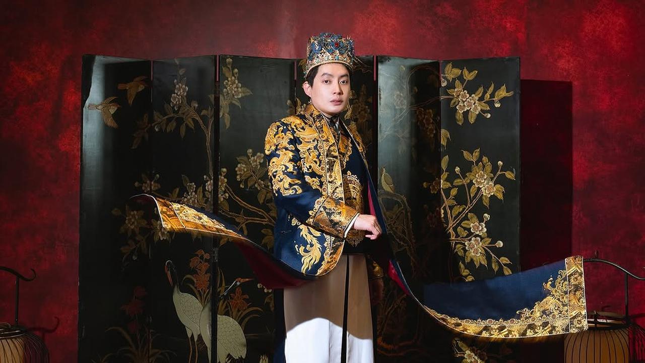 Potret Ulang Tahun Edric Tjandra yang ke-40, Meriah Banget dan Tampil Bak Raja Chindo Kingdom