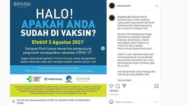 Syarat Masuk Mal