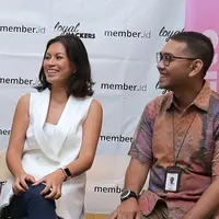 Tantra Tobing, Marianne Rumantir, dan Refki Riyantori dalam acara launching loyalhackers.com, Kamis (11/10) di restoran Blue Jasmine, Jakarta Selatan. (Foto: Fimela.com/Deki Prayoga)