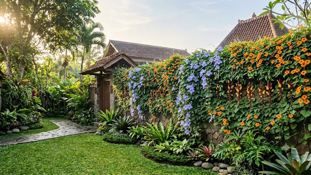 Thunbergia atau Terompet Biru