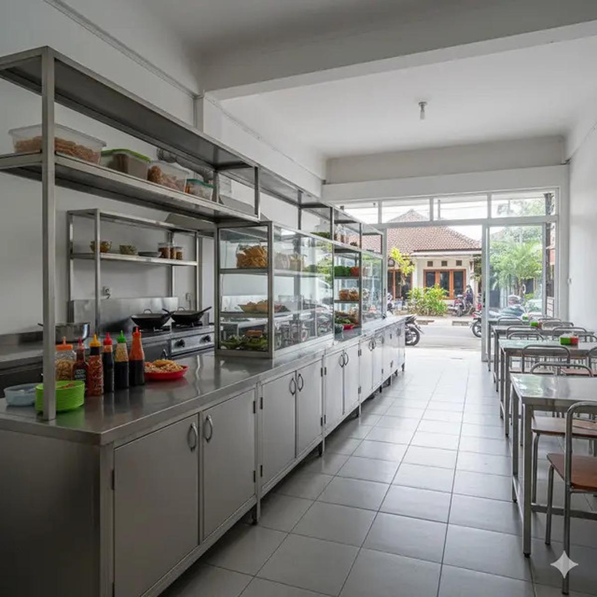 7 Desain Warung Mudah Dibersihkan dan Tahan Lama, Cocok untuk Usaha Kecil hingga Besar