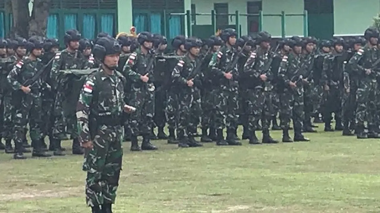 Pasukan TNI ke Nduga.