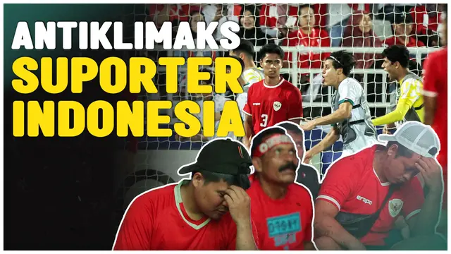 Cover Berita Video dengan judul "Sedih Berjamaah, Reaksi Warga Nonton Bareng Timnas Indonesia U-23 Setelah Kalah dari Irak"