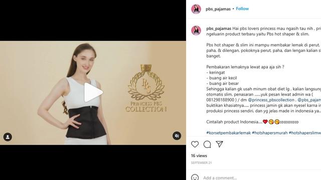 PBS Hot Shaper & Slim (https://www.instagram.com/p/CUEMcHeJbKI/)