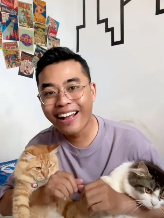 Seleb Tiktok Hanzelpusss alias Hanzel Roberto. (Foto: Dok. Tiktok @hanzelpusss)